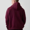 Sudadera con capucha y cremallera para adultos Vintagesoft Arch Logo