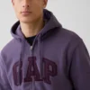Sudadera con capucha y cremallera para adultos Vintagesoft Arch Logo