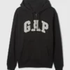 Sudadera con capucha y cremallera para adultos Vintagesoft Arch Logo