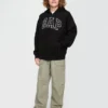 Sudadera con capucha y cremallera para niños con logotipo Vintagesoft