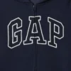 Sudadera con capucha y cremallera para niños con logotipo Vintagesoft