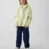 Sudadera con capucha y cremallera para niños con logotipo Vintagesoft