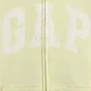 Sudadera con capucha y cremallera para niños con logotipo Vintagesoft
