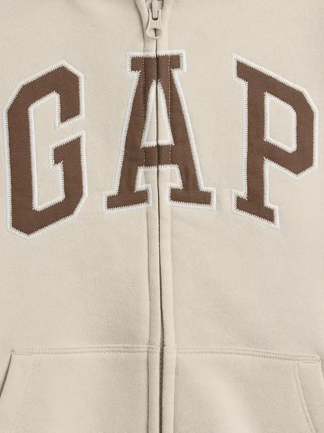 Sudadera con capucha y cremallera para niños con logotipo Vintagesoft