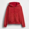 Sudadera con capucha y cremallera para niños Vintagesoft Relaxed Logo