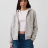 Sudadera con capucha y cremallera Vintagesoft