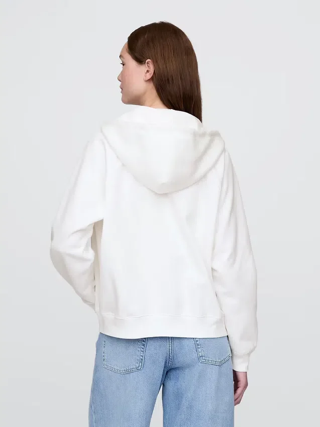 Sudadera con capucha y cremallera Vintagesoft