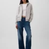 Sudadera con capucha y cremallera Vintagesoft
