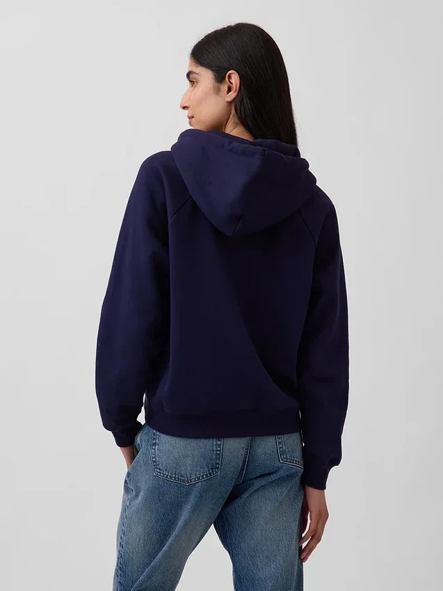 Sudadera con capucha y cremallera Vintagesoft