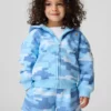 Sudadera con capucha y cremallera Vintagesoft Camo para Bebé y Niño