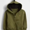 Sudadera con capucha y cremallera Vintagesoft Dino para Bebé y Niño