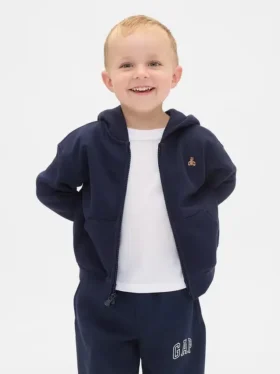 Sudadera con capucha y cremallera Vintagesoft para Bebé y Niño