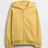 Sudadera con capucha y cremallera Vintagesoft para niños