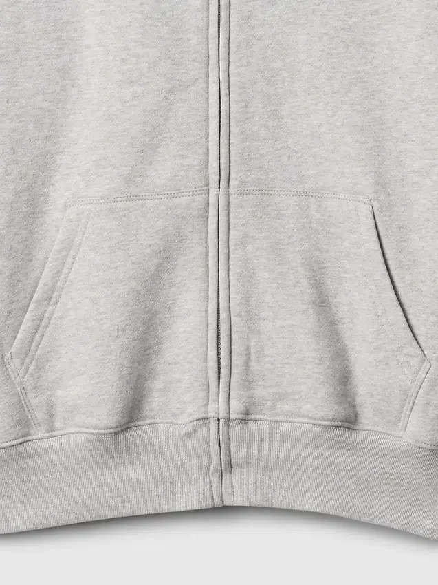 Sudadera con capucha y cremallera Vintagesoft para niños