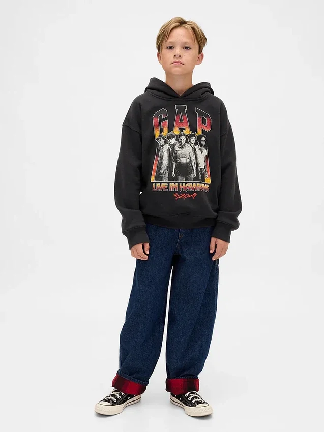 Sudadera con capucha y diseño gráfico «Stranger Things» para niños, Vintagesoft
