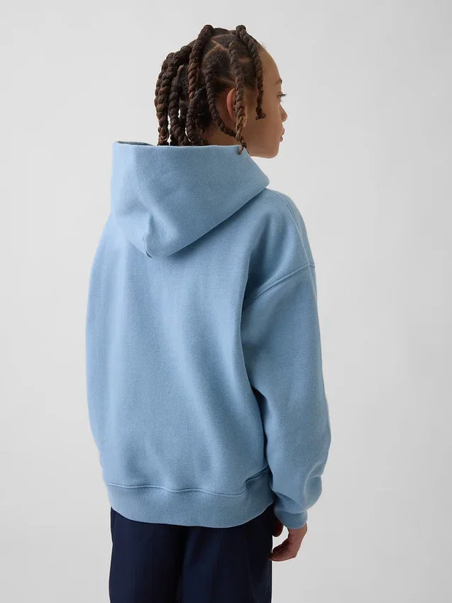 Sudadera con capucha y diseño gráfico Vintagesoft para niños, de corte holgado