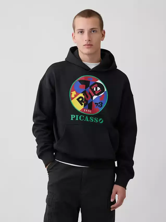 Sudadera con capucha y diseño «Vintagesoft» de Robert Indiana