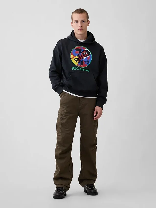 Sudadera con capucha y diseño «Vintagesoft» de Robert Indiana