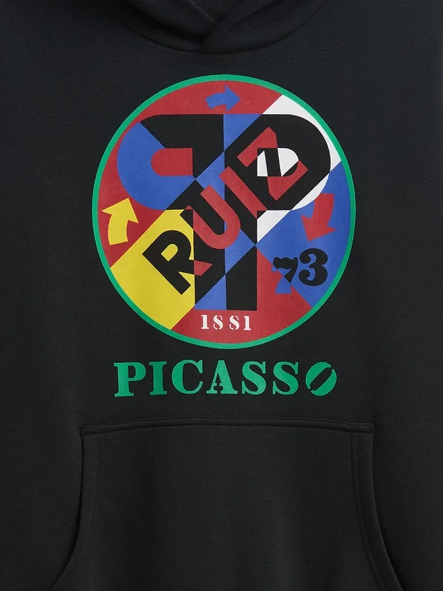Sudadera con capucha y diseño «Vintagesoft» de Robert Indiana