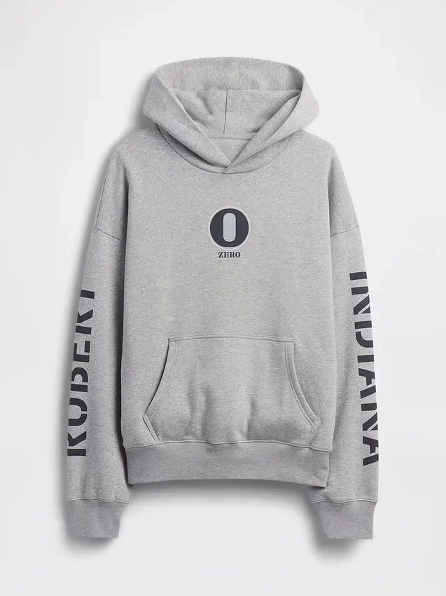 Sudadera con capucha y diseño «Vintagesoft» de Robert Indiana