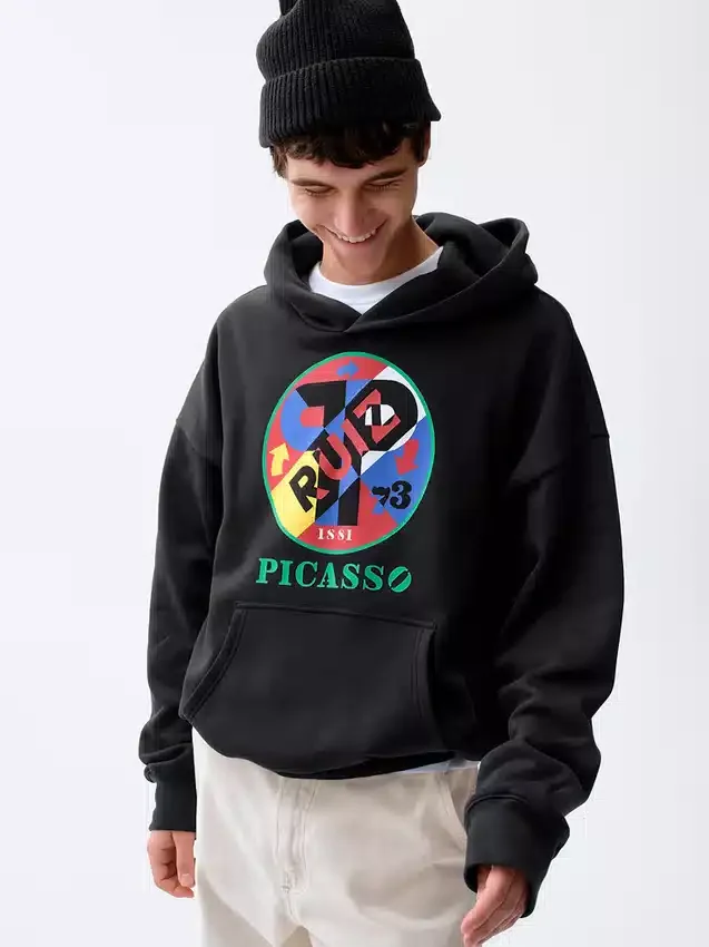 Sudadera con capucha y diseño «Vintagesoft» de Robert Indiana