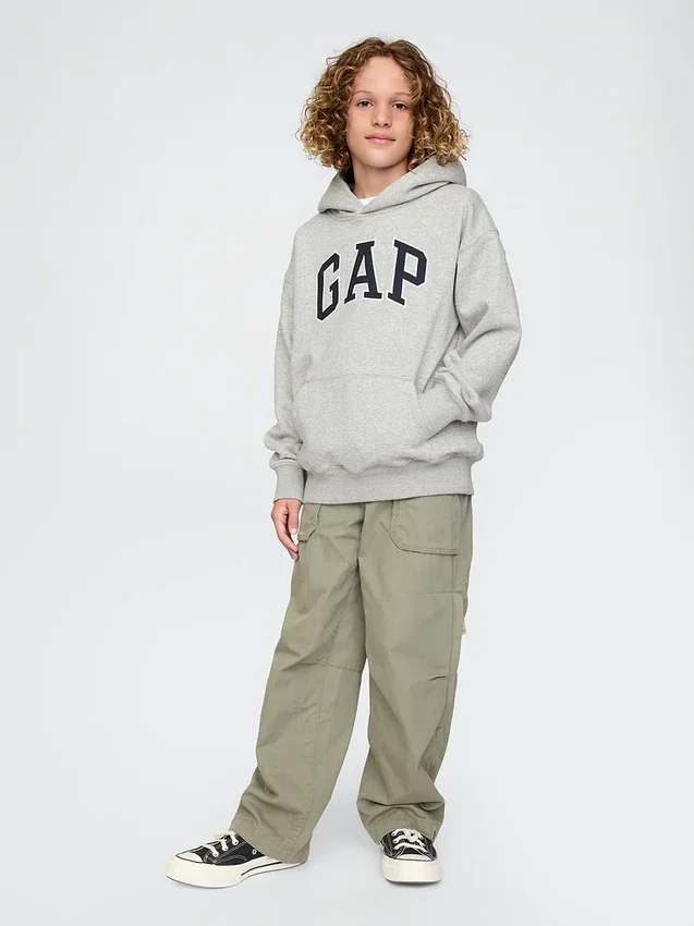 Sudadera con capucha y logotipo Vintagesoft para niños