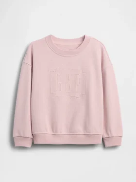 Sudadera con logo bordado de felpa Vintagesoft para Bebé y Niño