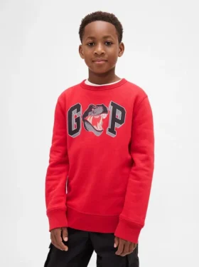Sudadera con logotipo gráfico para niños
