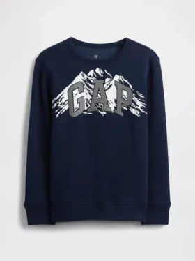 Sudadera con logotipo gráfico para niños