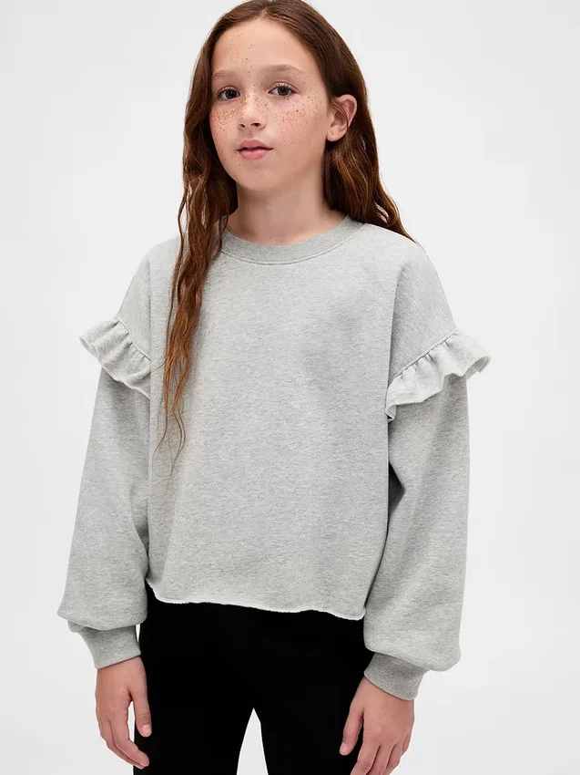 Sudadera con volantes Vintagesoft para niños