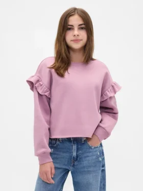 Sudadera con volantes Vintagesoft para niños