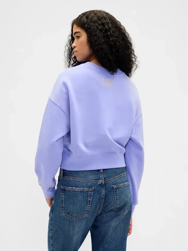 Sudadera corta con cuña «Vintagesoft Wicked»