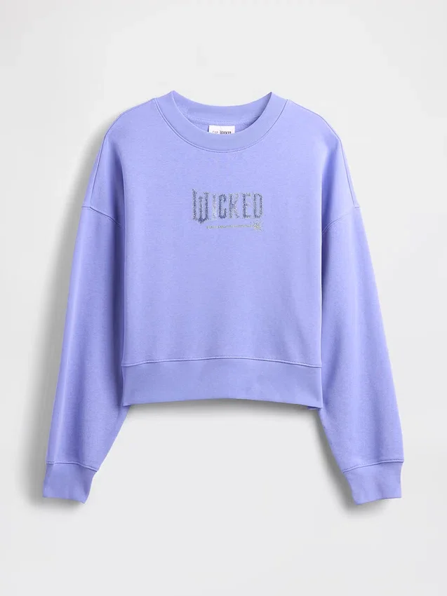 Sudadera corta con cuña «Vintagesoft Wicked»