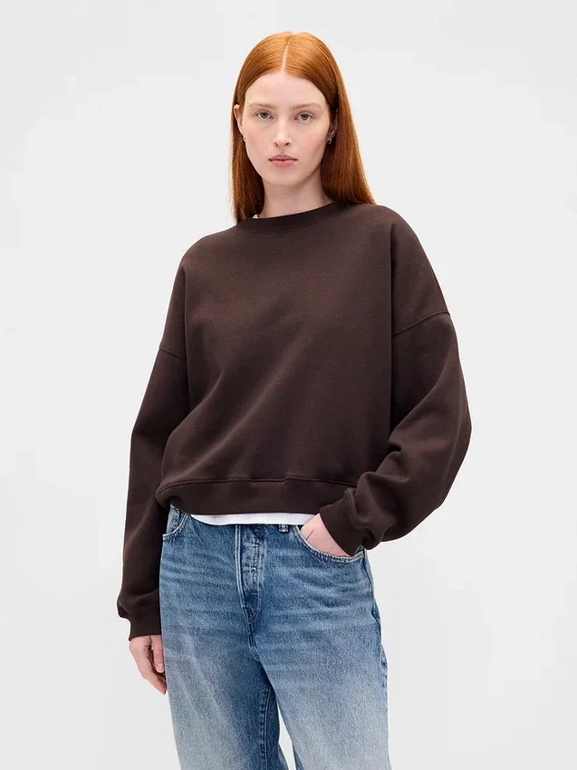 Sudadera de cuello redondo con cuña Vintagesoft