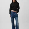 Sudadera de cuello redondo con cuña Vintagesoft