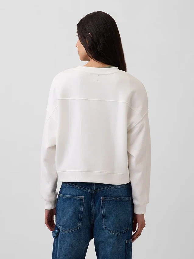 Sudadera de cuello redondo con cuña Vintagesoft