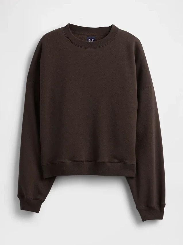 Sudadera de cuello redondo con cuña Vintagesoft