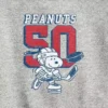 Sudadera de felpa con cuello redondo para niños de Peanuts con Snoopy jugando al hockey
