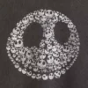 Sudadera gruesa con calaveras de GAP × Disney: «La pesadilla antes de Navidad» de Tim Burton