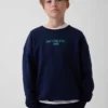 Sudadera infantil con diseño gráfico de corte holgado
