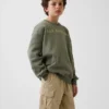 Sudadera infantil con diseño gráfico de corte holgado
