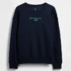 Sudadera infantil con diseño gráfico de corte holgado
