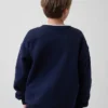 Sudadera infantil con diseño gráfico de corte holgado