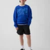 Sudadera infantil con diseño gráfico de corte holgado