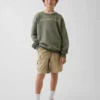 Sudadera infantil con diseño gráfico de corte holgado