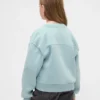 Sudadera infantil de cuello en V con corte holgado Vintagesoft