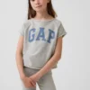 Sudadera infantil de felpa Vintagesoft con estampado y mangas raglán
