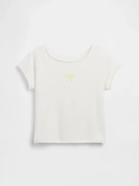 Sudadera infantil de felpa Vintagesoft con estampado y mangas raglán