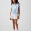 Sudadera infantil de felpa Vintagesoft con estampado y mangas raglán