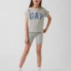 Sudadera infantil de felpa Vintagesoft con estampado y mangas raglán